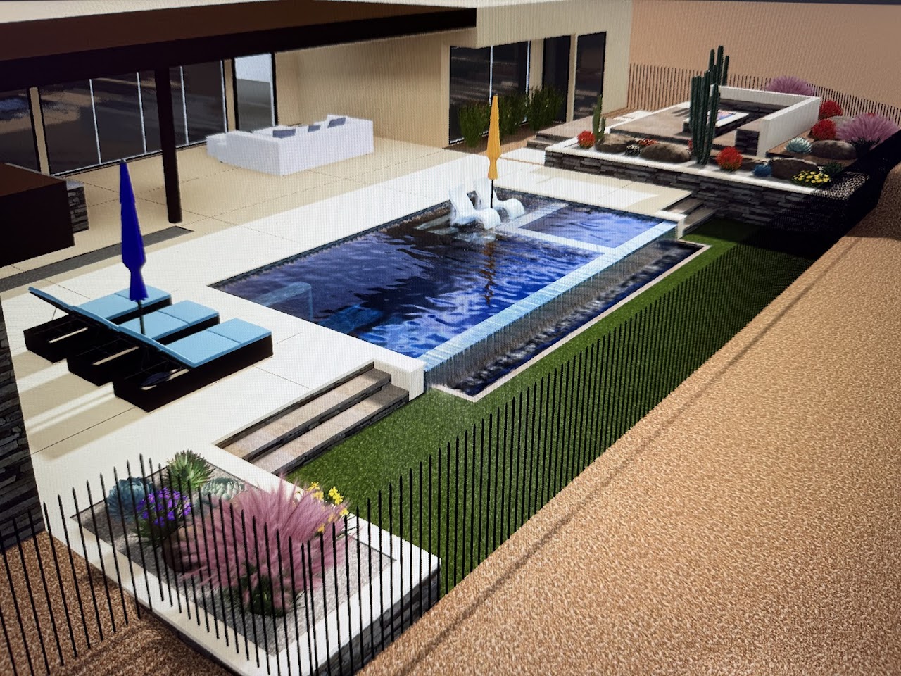 Blue Sedona Pools and Spas project